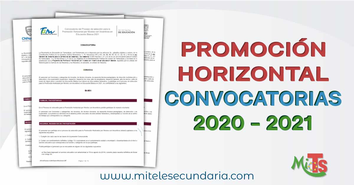 Convocatorias para la Promoción Horizontal en Educación Básica 2020-2021