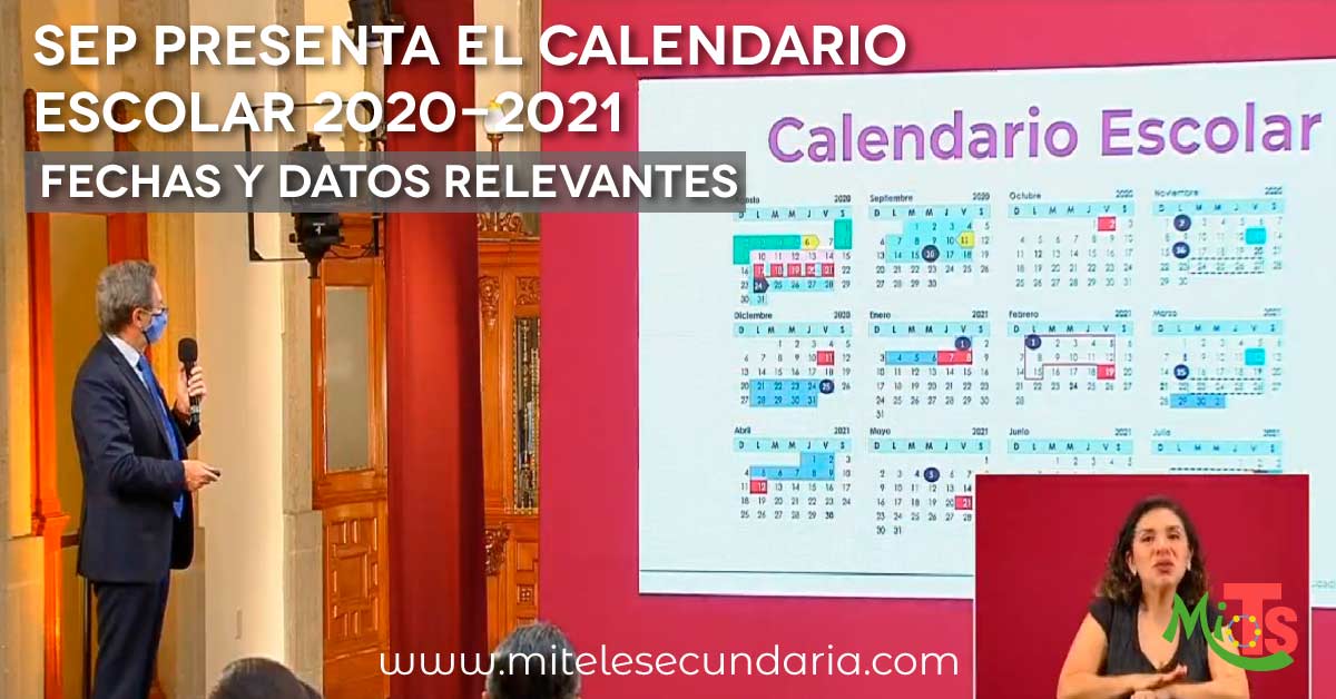 SEP presenta Calendario Escolar para 2020-2021. Fechas y datos relevantes